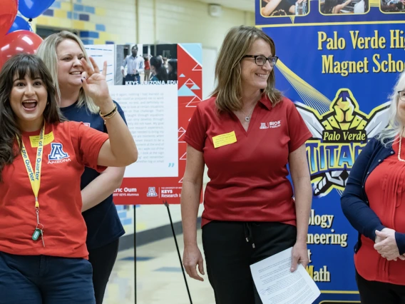 Brooke Moreno, Kelle Hyland, Lisa Romero, and Dr. Marti Lindsey