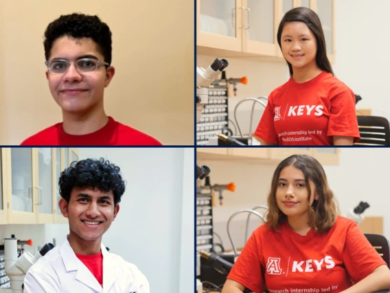 Headshot of four KEYS alumni