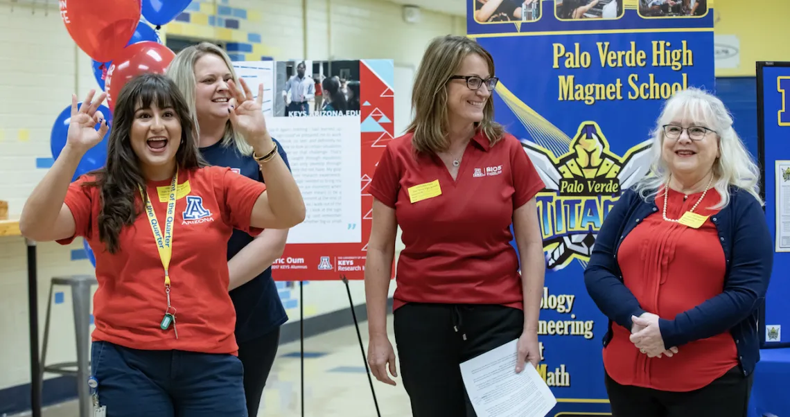 Brooke Moreno, Kelle Hyland, Lisa Romero, and Dr. Marti Lindsey